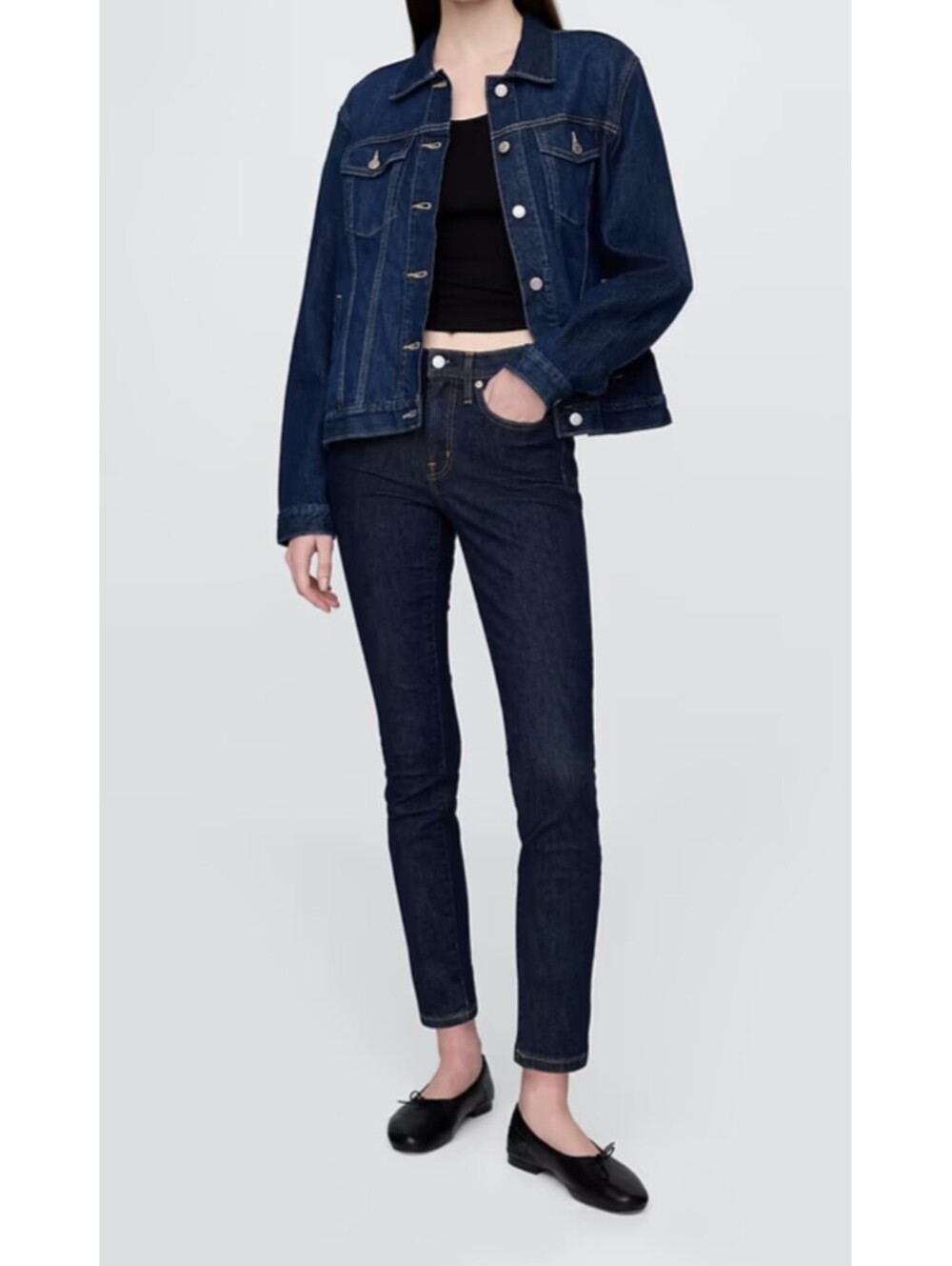 GAP 1969 High Stretch Easy Leggings – Women’s 26 / 2 Regular – Dark Wash